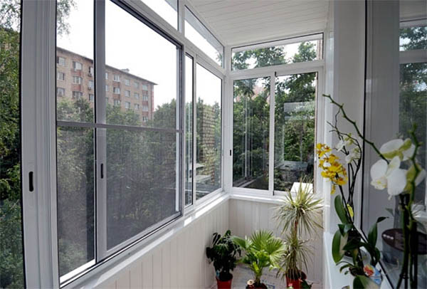 Недорогое остекление балконов и лоджий алюминиевым профилем от производителя окон Электрогорск