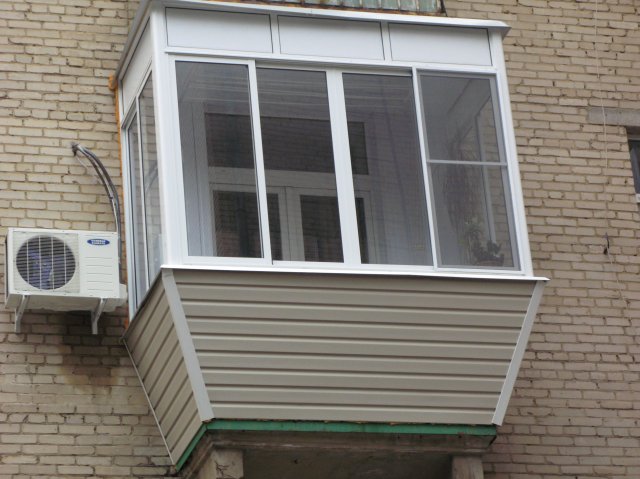 Остекление балконов в хрущевке с выносом по цене от производителя Электрогорск