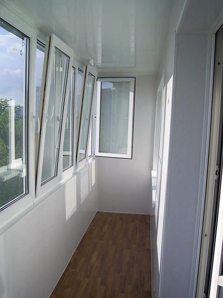 Тёплое и холодное распашное остекление балконов алюминиевым профилем Электрогорск