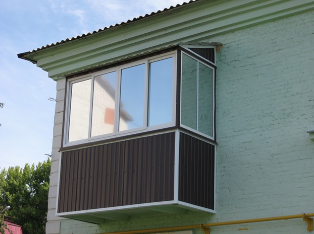 Легкое облегченное остекление балкона Электрогорск
